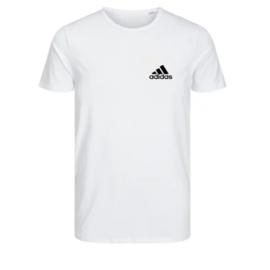 T-SHIRT 100% ΒΑΜΒΑΚΙ ΜΕ LOGO - ΛΕΥΚΟ - ADIDAS ΓΡΑΜΜΕΣ ΜΙΚΡΟ T-SHIRT 100% ΒΑΜΒΑΚΙ ΜΕ LOGO - ΛΕΥΚΟ - ADIDAS ΓΡΑΜΜΕΣ ΜΙΚΡΟ