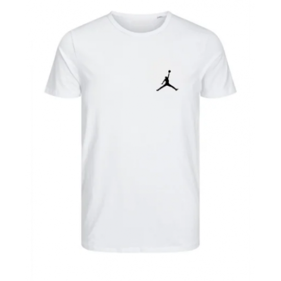 T-SHIRT 100% ΒΑΜΒΑΚΙ ΜΕ LOGO - ΛΕΥΚΟ - JORDAN ΜΙΚΡΟ T-SHIRT 100% ΒΑΜΒΑΚΙ ΜΕ LOGO - ΛΕΥΚΟ - JORDAN ΜΙΚΡΟ
