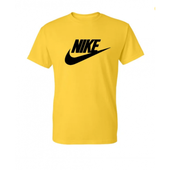 T-SHIRT 100% ΒΑΜΒΑΚΙ ΜΕ LOGO - ΚΙΤΡΙΝΟ - NIKE ΜΕΓΑΛΟ T-SHIRT 100% ΒΑΜΒΑΚΙ ΜΕ LOGO - ΚΙΤΡΙΝΟ - NIKE ΜΕΓΑΛΟ