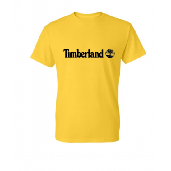 T-SHIRT 100% ΒΑΜΒΑΚΙ ΜΕ LOGO - ΚΙΤΡΙΝΟ - TIMBERLAND ΜΕΓΑΛΟ T-SHIRT 100% ΒΑΜΒΑΚΙ ΜΕ LOGO - ΚΙΤΡΙΝΟ - TIMBERLAND ΜΕΓΑΛΟ