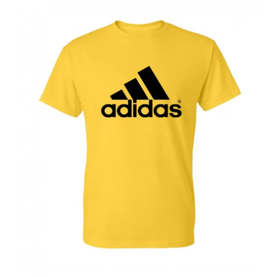 T-SHIRT 100% ΒΑΜΒΑΚΙ ΜΕ LOGO - ΚΙΤΡΙΝΟ - ADIDAS ΓΡΑΜΜΕΣ ΜΕΓΑΛΟ T-SHIRT 100% ΒΑΜΒΑΚΙ ΜΕ LOGO - ΚΙΤΡΙΝΟ - ADIDAS ΓΡΑΜΜΕΣ ΜΕΓΑΛΟ
