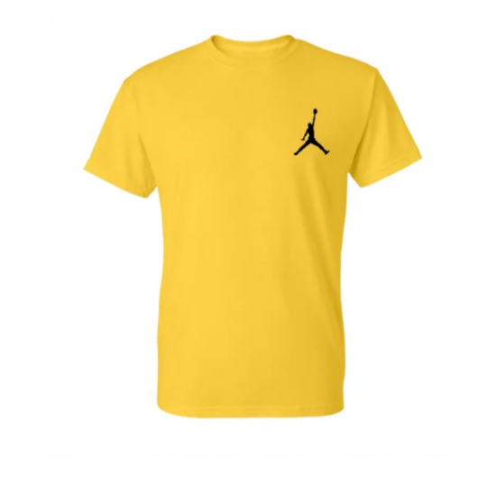 T-SHIRT 100% ΒΑΜΒΑΚΙ ΜΕ LOGO - ΚΙΤΡΙΝΟ - JORDAN ΜΙΚΡΟ T-SHIRT 100% ΒΑΜΒΑΚΙ ΜΕ LOGO - ΚΙΤΡΙΝΟ - JORDAN ΜΙΚΡΟ