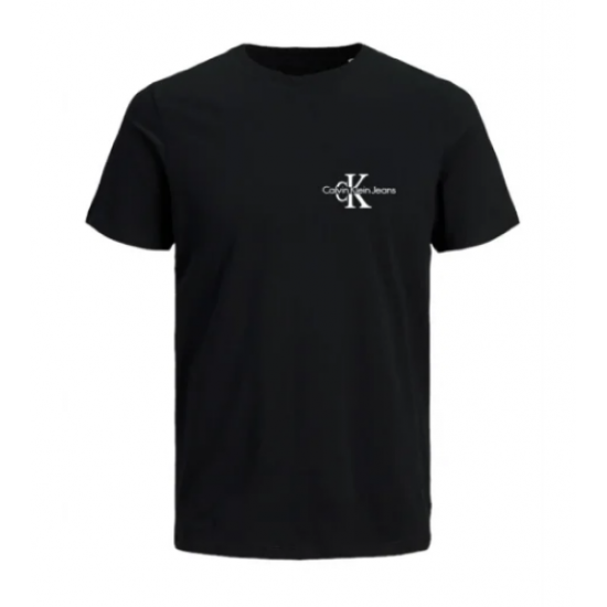 T-SHIRT 100% ΒΑΜΒΑΚΙ ΜΕ LOGO - ΜΑΥΡΟ - CALVIN KLEIN ΜΙΚΡΟ T-SHIRT 100% ΒΑΜΒΑΚΙ ΜΕ LOGO - ΜΑΥΡΟ - CALVIN KLEIN ΜΙΚΡΟ