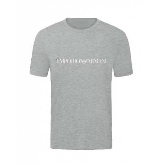 T-SHIRT 100% ΒΑΜΒΑΚΙ ΜΕ LOGO - ΓΚΡΙ - EMPORIO T-SHIRT 100% ΒΑΜΒΑΚΙ ΜΕ LOGO - ΓΚΡΙ - EMPORIO