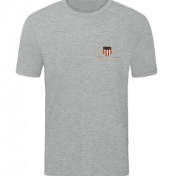 T-SHIRT 100% ΒΑΜΒΑΚΙ ΜΕ LOGO - ΓΚΡΙ - GANT ΜΙΚΡΟ