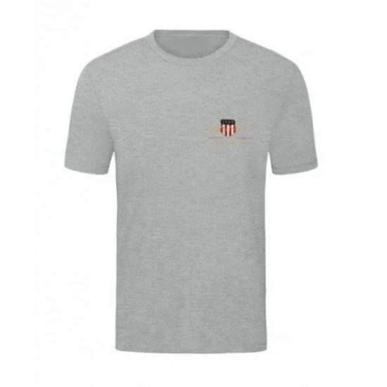 T-SHIRT 100% ΒΑΜΒΑΚΙ ΜΕ LOGO - ΓΚΡΙ - GANT ΜΙΚΡΟ T-SHIRT 100% ΒΑΜΒΑΚΙ ΜΕ LOGO - ΓΚΡΙ - GANT ΜΙΚΡΟ