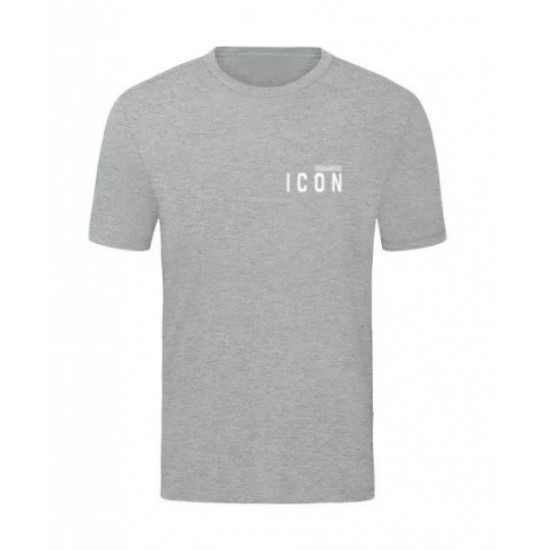 T-SHIRT 100% ΒΑΜΒΑΚΙ ΜΕ LOGO - ΓΚΡΙ - ICON ΜΙΚΡΟ T-SHIRT 100% ΒΑΜΒΑΚΙ ΜΕ LOGO - ΓΚΡΙ - ICON ΜΙΚΡΟ