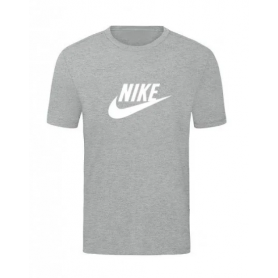 T-SHIRT 100% ΒΑΜΒΑΚΙ ΜΕ LOGO - ΓΚΡΙ - NIKE ΜΕΓΑΛΟ T-SHIRT 100% ΒΑΜΒΑΚΙ ΜΕ LOGO - ΓΚΡΙ - NIKE ΜΕΓΑΛΟ