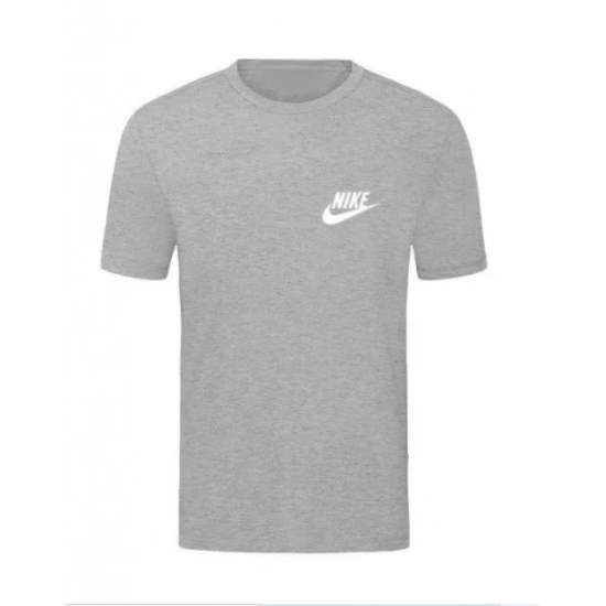 T-SHIRT 100% ΒΑΜΒΑΚΙ ΜΕ LOGO - ΓΚΡΙ - NIKE ΜΙΚΡΟ T-SHIRT 100% ΒΑΜΒΑΚΙ ΜΕ LOGO - ΓΚΡΙ - NIKE ΜΙΚΡΟ