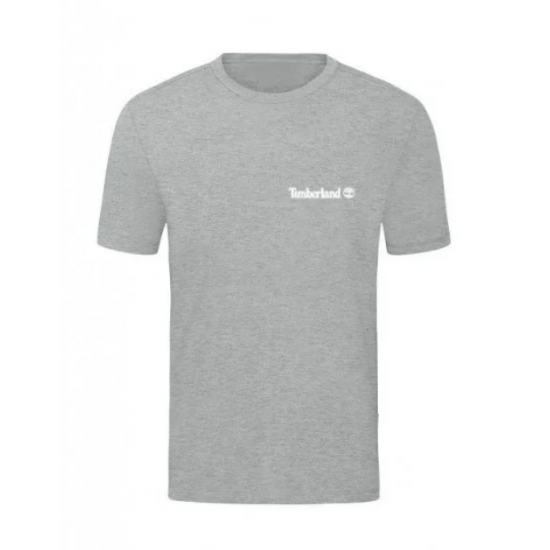 T-SHIRT 100% ΒΑΜΒΑΚΙ ΜΕ LOGO - ΓΚΡΙ - TIMBERLAND ΜΙΚΡΟ T-SHIRT 100% ΒΑΜΒΑΚΙ ΜΕ LOGO - ΓΚΡΙ - TIMBERLAND ΜΙΚΡΟ