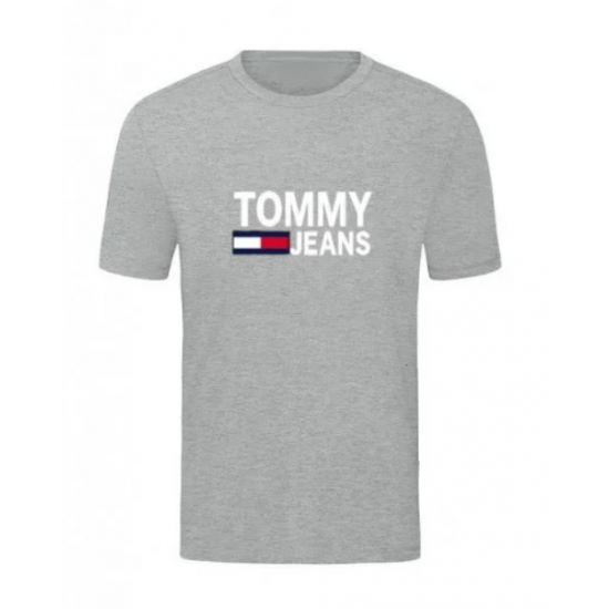 T-SHIRT 100% ΒΑΜΒΑΚΙ ΜΕ LOGO - ΓΚΡΙ - TOMMY JEANS ΜΕΓΑΛΟ T-SHIRT 100% ΒΑΜΒΑΚΙ ΜΕ LOGO - ΓΚΡΙ - TOMMY JEANS ΜΕΓΑΛΟ