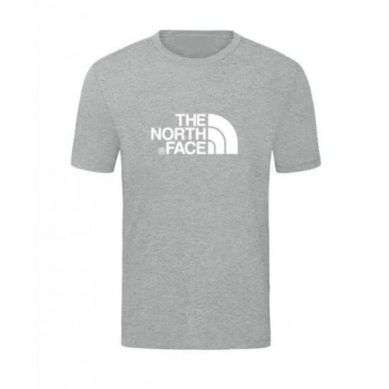 T-SHIRT 100% ΒΑΜΒΑΚΙ ΜΕ LOGO - ΓΚΡΙ - THE NORTH FACE ΜΕΓΑΛΟ T-SHIRT 100% ΒΑΜΒΑΚΙ ΜΕ LOGO - ΓΚΡΙ - THE NORTH FACE ΜΕΓΑΛΟ
