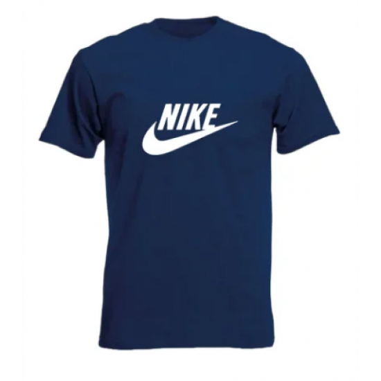 T-SHIRT 100% ΒΑΜΒΑΚΙ ΜΕ LOGO - ΜΠΛΕ ΣΚΟΥΡΟ - ΝΙΚΕ ΜΕΓΑΛΟ T-SHIRT 100% ΒΑΜΒΑΚΙ ΜΕ LOGO - ΜΠΛΕ ΣΚΟΥΡΟ - ΝΙΚΕ ΜΕΓΑΛΟ